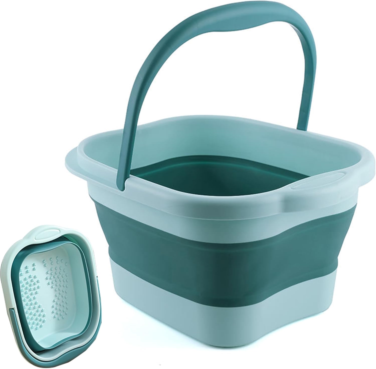 Suicune collapsible 15 liter foot soak tub front view