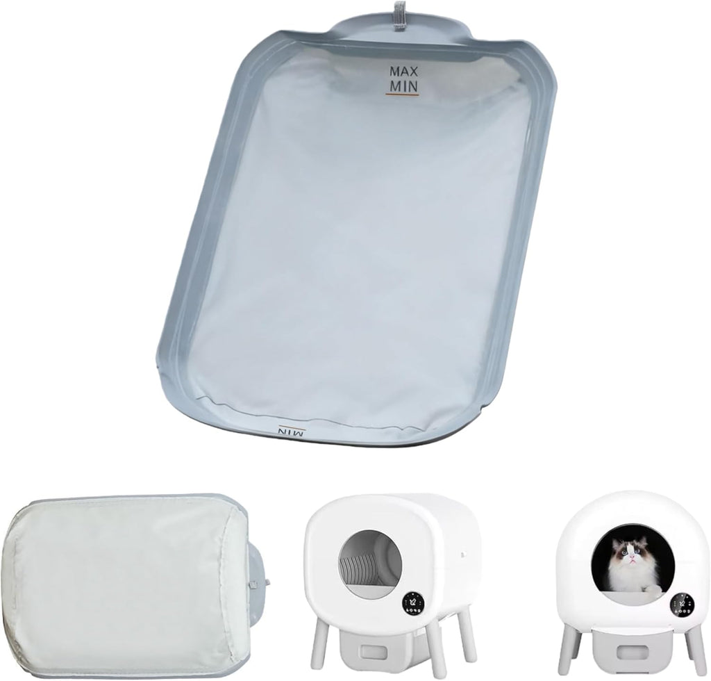 Checpurry fabric soft basin replacement liner front view showcasing grey waterproof fabric.