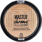 Maybelline New York Face Studio Master Chrome Metallic Highlighter front view compact packaging