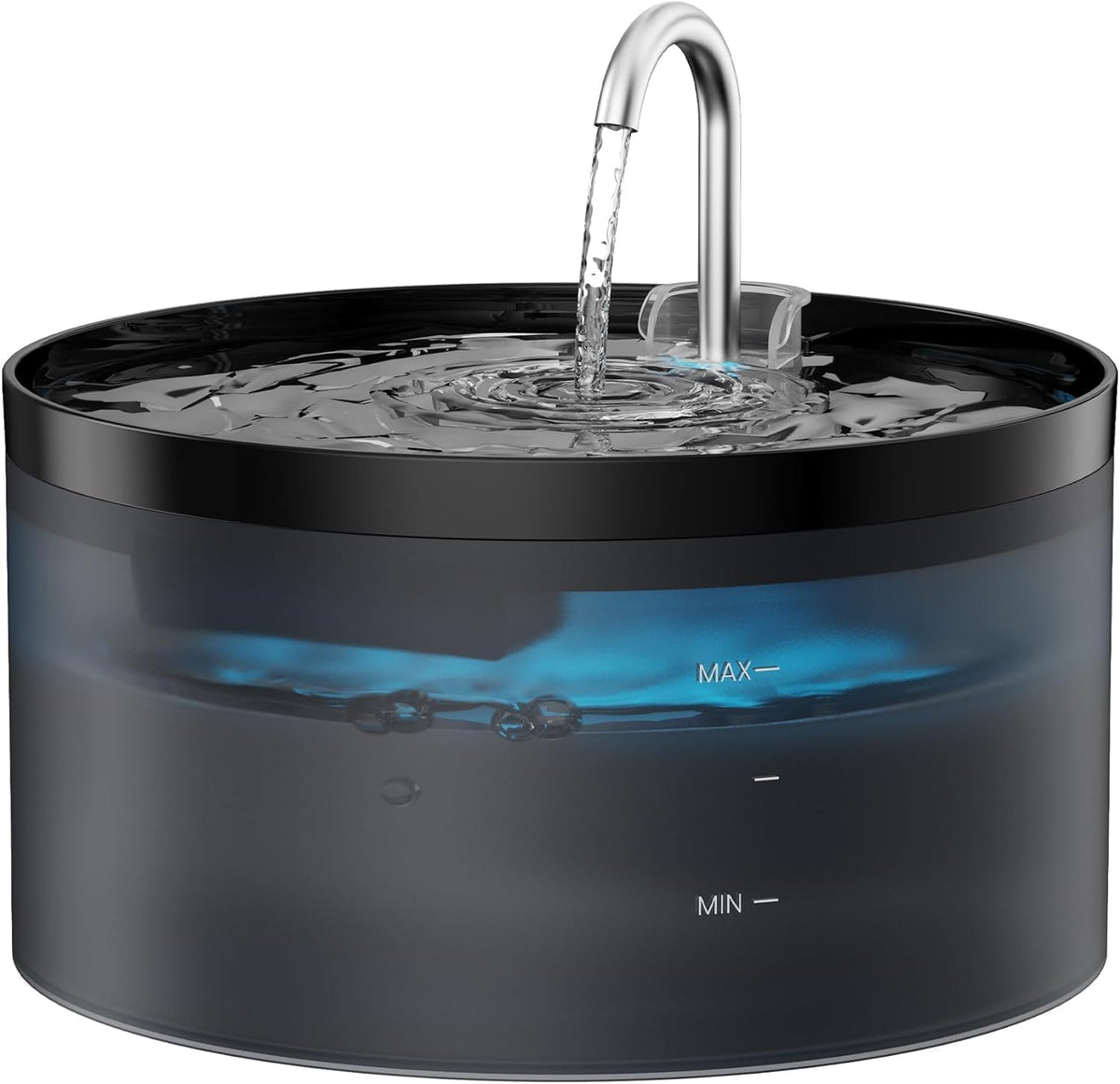 Bemoony cat water fountain front view