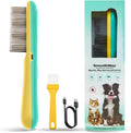 Smoothway professional 3-row tick and flea comb front view