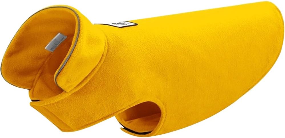 Dog wearing windproof sport vest with easy velcro closure
