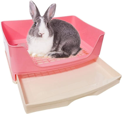 Interior view of Kathson large pet corner toilet
