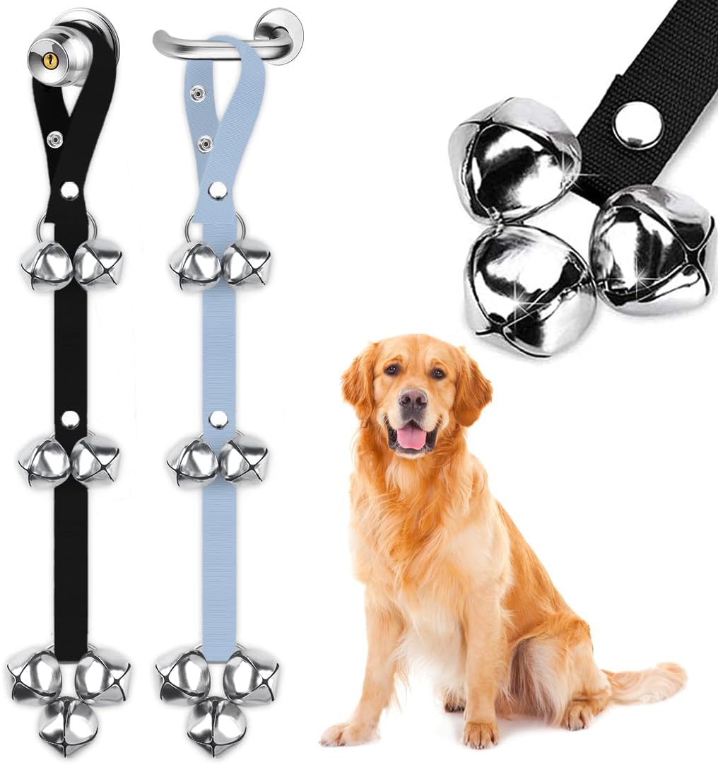 BLUETREE Dog Doorbells Premium Quality Training Potty Great Dog Bells Adjustable Door Bell Dog Bells for Potty Training Your Puppy The Easy Way - 7 Extra Large Loud 1.4 DoorBells - Image 13