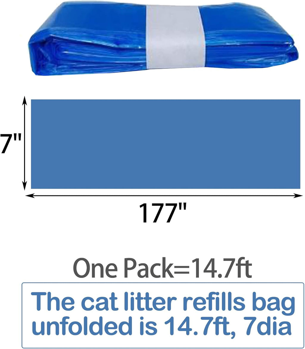 Twelve pack pet waste disposal bags close up of seven layer odor barrier