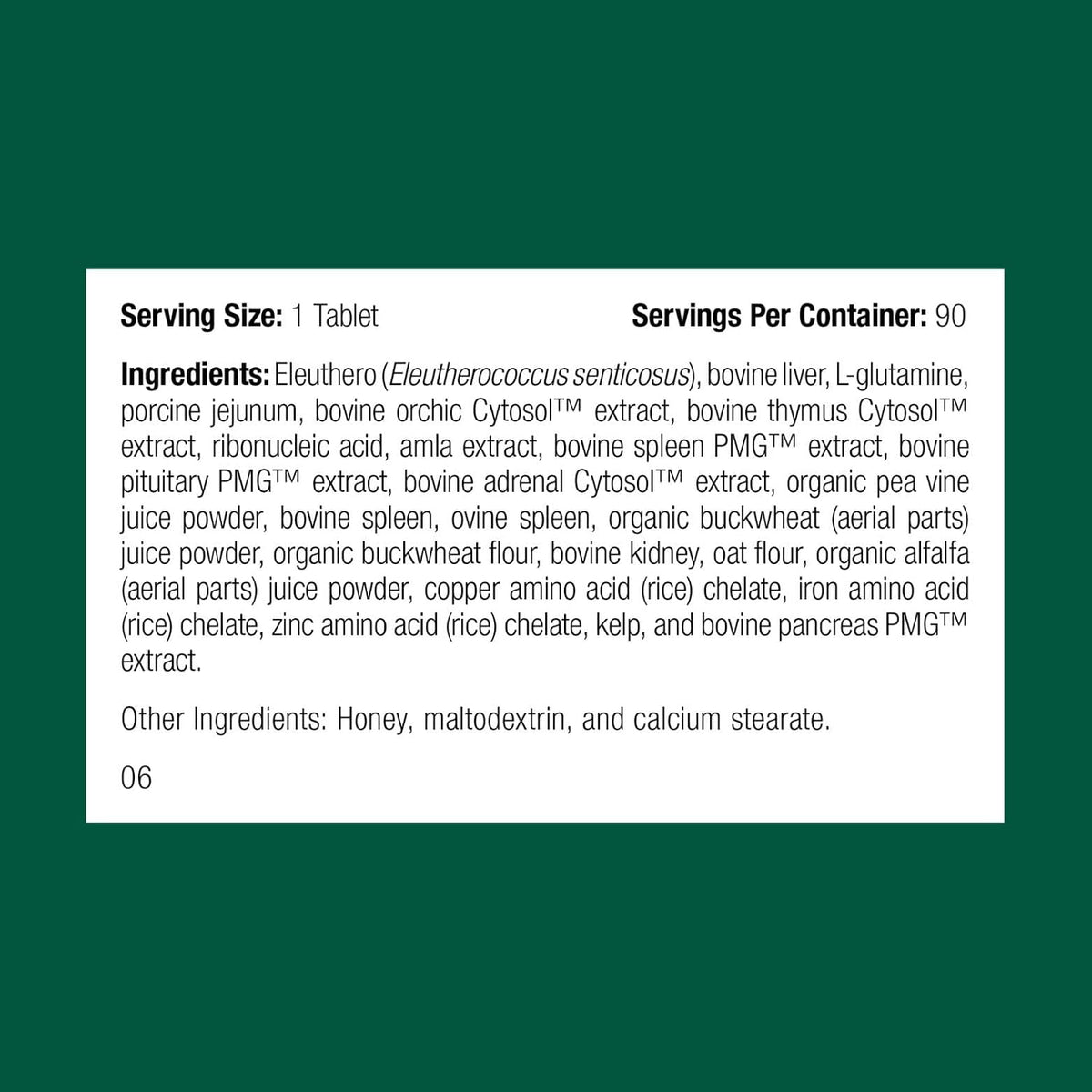 Standard Process cat immune supplement tablets for feline wellness