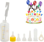 SLWHYZL newborn puppy feeder bottle showing clear measurement scale markings for accurate liquid monitoring.