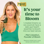 Bloom Nutrition Superfood Greens Powder, Strawberry Kiwi, 30 Servings - Image 6