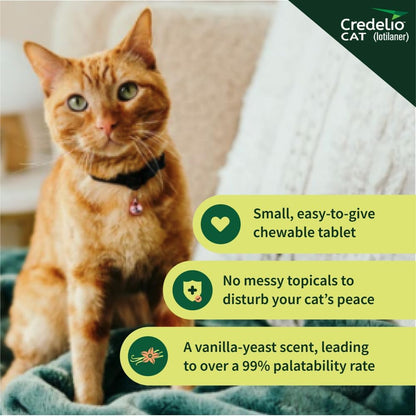 Credelio CAT Flea & Tick Infestation Prevention and Treatment for Cats 4.1-17 lbs. | 1-Month Supply - Image 10