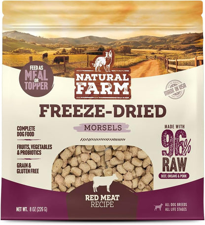 Natural Farm Freeze-Dried Chicken Patties for Dogs - 96% Raw Chicken & Organs, Complete Meal or Food Topper, Grain-Free, Gluten-Free, Probiotics for Digestion, All Life Stages - 14oz Bag - Image 11