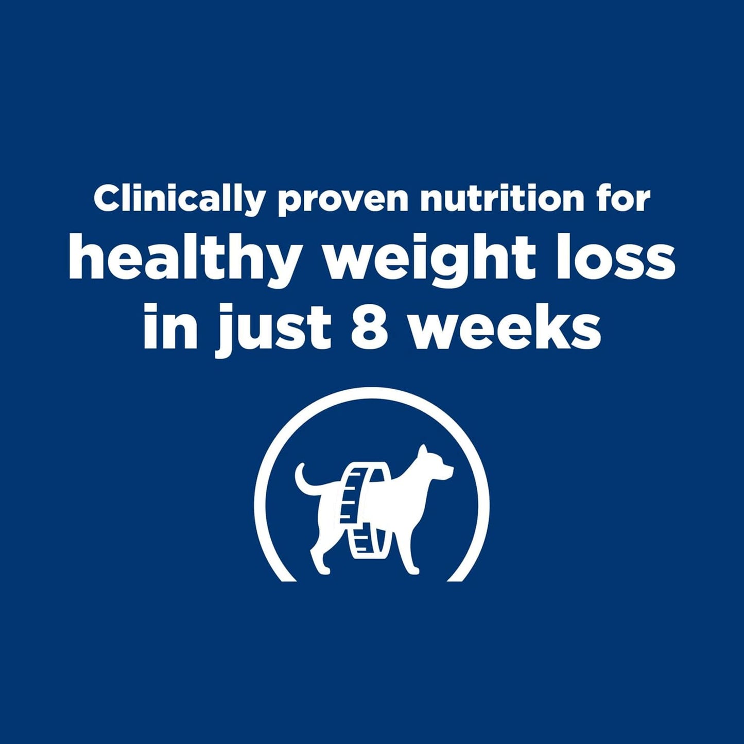 Hill's Pet Nutrition therapeutic dog food for safe weight reduction in dogs