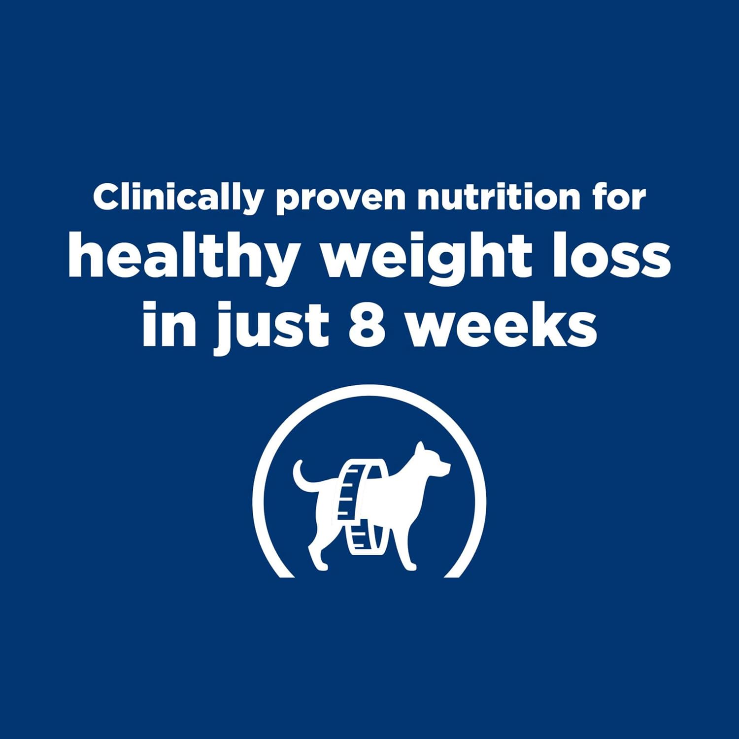 Hill's Pet Nutrition therapeutic dog food for safe weight reduction in dogs