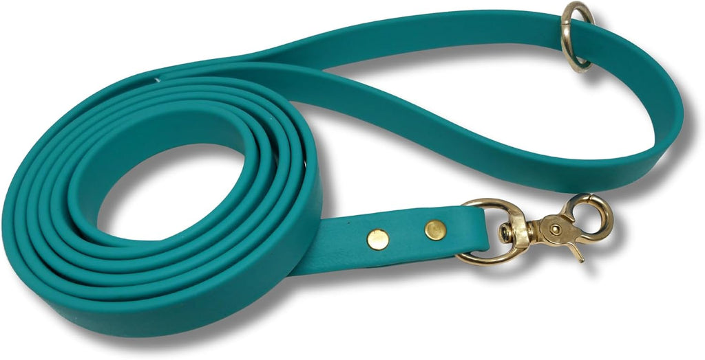 Gummy K9 Dog Leash, Biothane, Dog Training Leash, Made in The USA, 6 Feet, Various Sizes & Colors (5/8, Black) - Image 15
