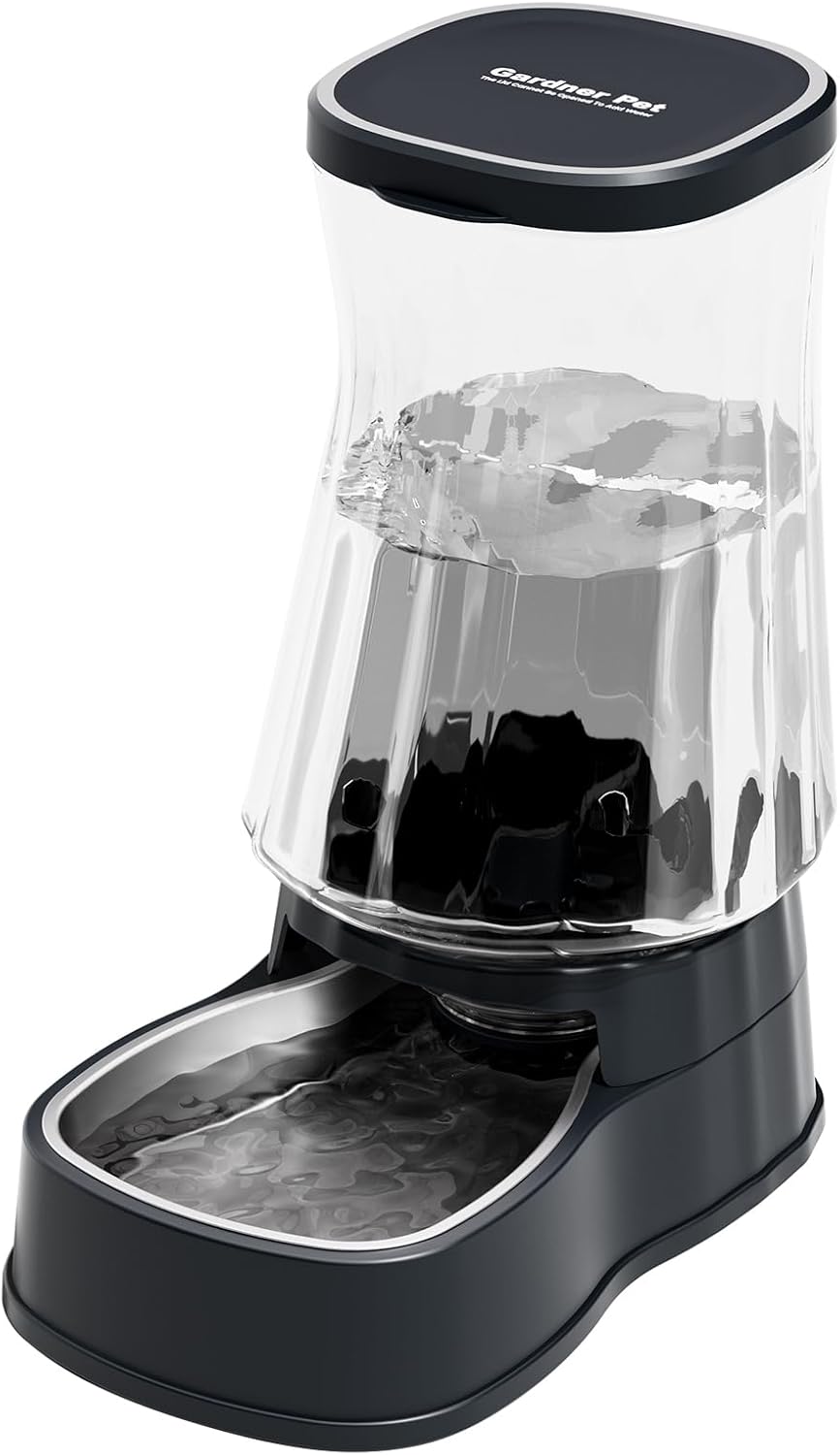 Gardner Pet Automatic Dog Water Dispenser Gravity Stainless Steel Water Waterer Feeder, 100% BPA-Free Large Capacity Water Feeding Bowls for Medium & Large-Sized Dogs Cats Other Pets -(1 Gallon) - Image 11