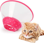 Pet Cone Recovery Dog Cone Adjustable Dog Collar Clear Padded Collar with Breathable Soft Edge, Plastic Puppy Cone Protect The Neck Surgery Recovery, Designed for Cats and Puppies (Small, Blue) - Image 9