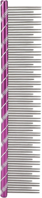 Side profile of Zerodis ergonomic non-slip handle pet comb