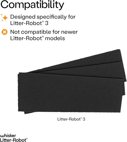 Activated carbon replacement filters designed for moisture control in pet appliances.