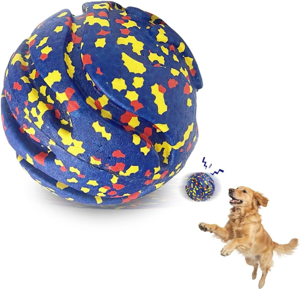 Vibrant color assortment of Mankoda indestructible dog balls