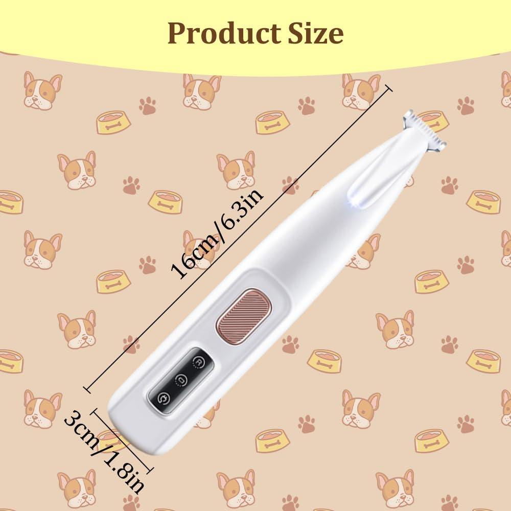 Mcbazel premium imported pet micro precision clipper packaging and contents view