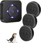 EverNary wireless dog door bell with three transmitters and receiver