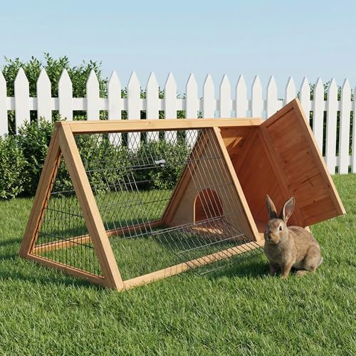 PawHut rabbit cage outdoor run setup