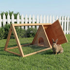PawHut rabbit cage outdoor run setup