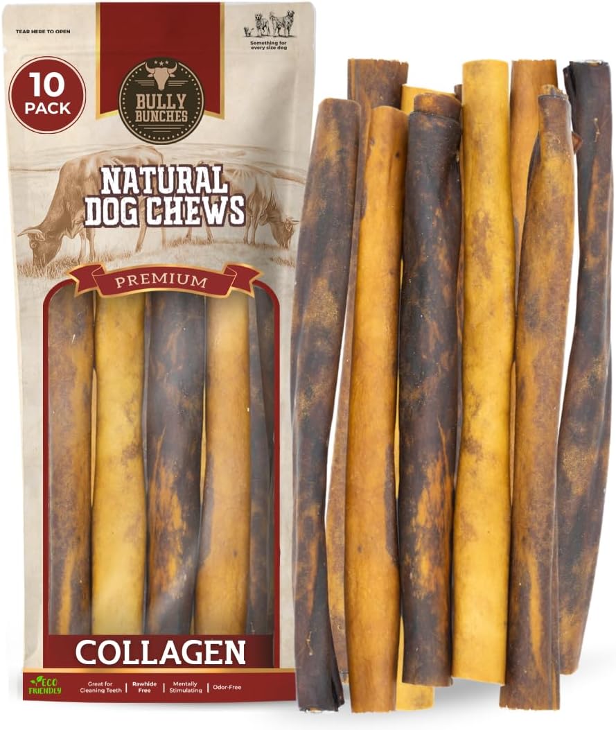 Bully Bunches Premium (6" Collagen - 5 Pack) Beef Chews for Dogs - All-Natural, Long-Lasting Dental Treats, Protein-Rich, Grain-Free, Healthy Digestive Support for Dogs - Image 9
