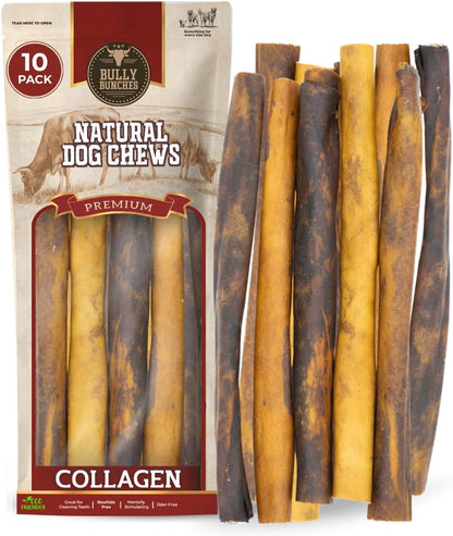 Bully Bunches Premium (6" Collagen - 5 Pack) Beef Chews for Dogs - All-Natural, Long-Lasting Dental Treats, Protein-Rich, Grain-Free, Healthy Digestive Support for Dogs - Image 9