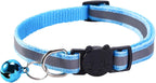 14 Pack Breakaway Cat Collar with Bell, Reflective Kitten Collar for Girl Boy Cats, Safety Buckle Adjustable 7.5-12.5 Inch, 0.4 Inch Width Lightweight, Pet Gifts (Multi-Colored) - Image 8