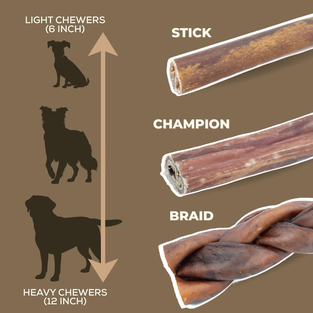 Package of Bully Bunches natural collagen chews for dental health