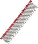Pet Hair Removal Comb Reusable Comfortable Stainless Steel Comb for Cat Grooming Pet Hair Removal Comb Stainless Steel Pet Comb Open Knot Comb Grooming Comb (Volet) - Image 9