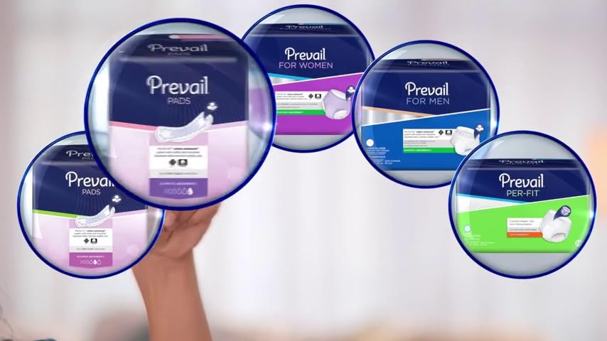 Prevail Breezers 72 count box demonstrating premium adult care import