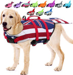 EMUST Dog Life Vests, Dogs Floats for Swimming, Boat, Pool, Ripstop Dog Life Jacket with High Buoyancy and Lift Handle for Small and Medium Breeds, (M,Pool Blue) - Image 10