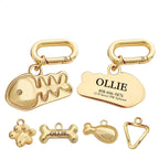 MEMOPAW double sided customized laser engraved dog identity tag.