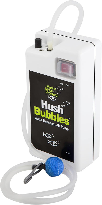 Marine Metal B-16 Hush Bubbles portable live bait aerator front view