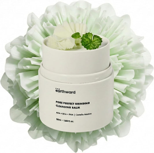 Earthward Pore Perfect Grinding Cleansing Balm front view packaging