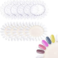 Lassum false nail swatch wheels front view