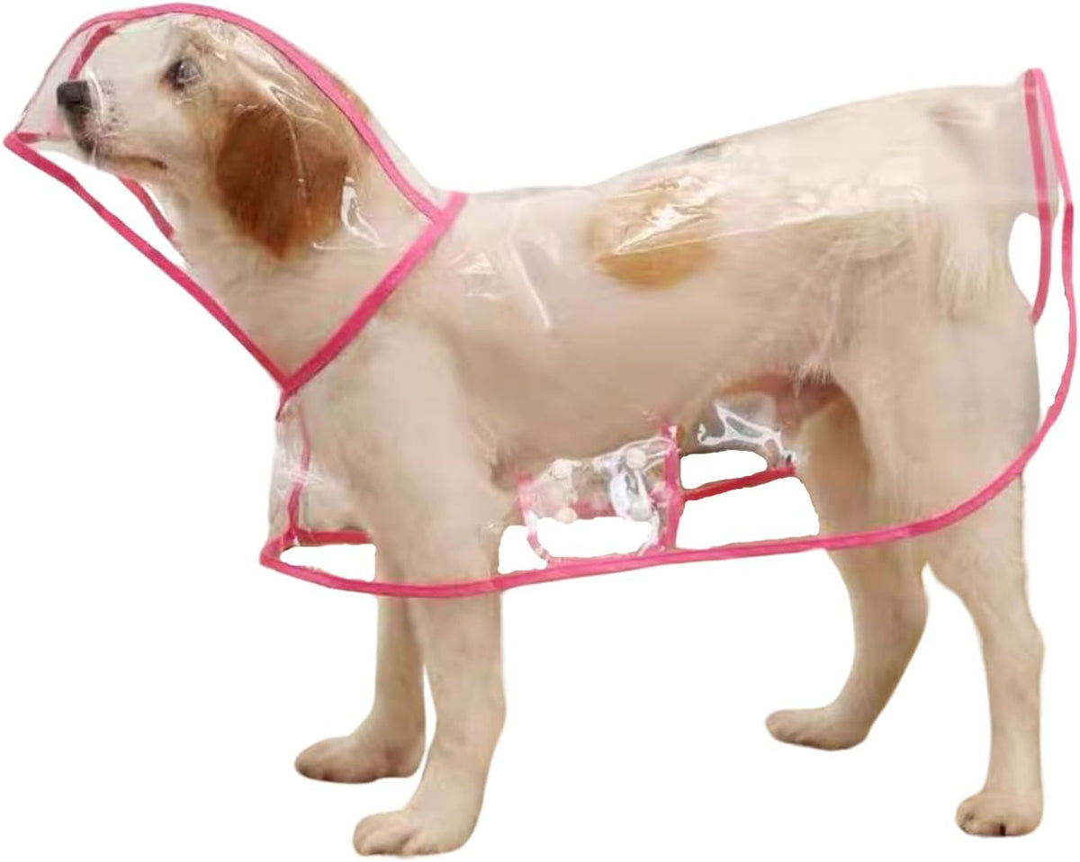 Pet Raincoat,Small Dog Waterproof Puppy Raincoat Coat Transparent Pet Dog Rainwear Clothes for Small Dogs Cats (S, Pink) - Image 10