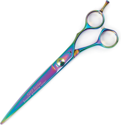 Master Grooming Tools Stainless Steel 5200 Rainbow Series Curved Pet Shears, 6-1/2-Inch - Image 9