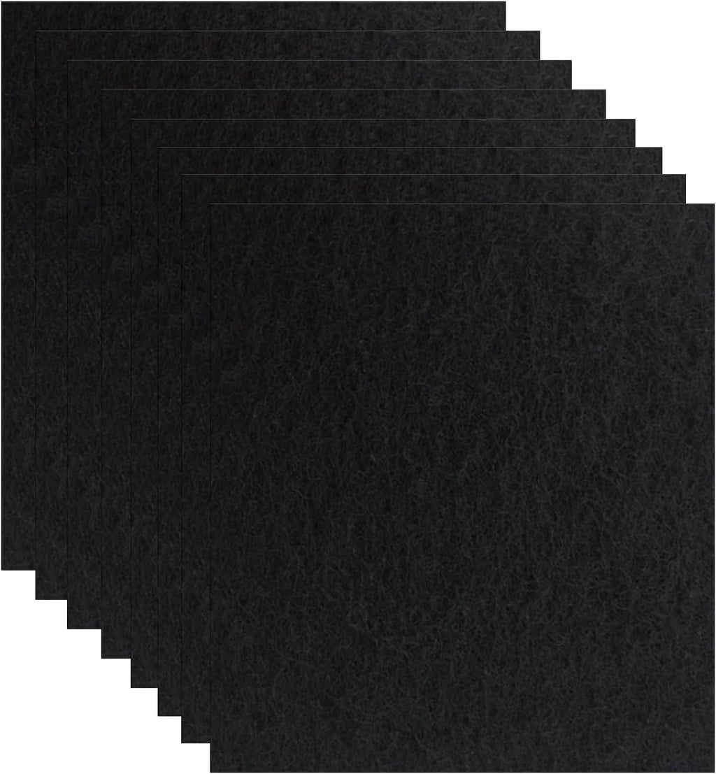 8 Pack Cat Litter Box Charcoal Filters for Van Ness Cat Litter Box, 4.4 x 6.5Inch Replacement Carbon Odor Filters for Pureness F6 Zeloite Air Filter, Black - Image 9