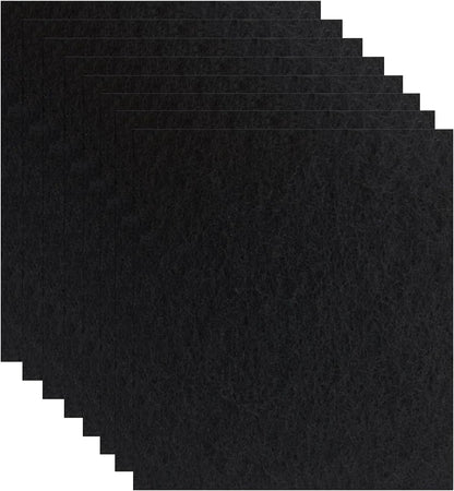 8 Pack Cat Litter Box Charcoal Filters for Van Ness Cat Litter Box, 4.4 x 6.5Inch Replacement Carbon Odor Filters for Pureness F6 Zeloite Air Filter, Black - Image 9