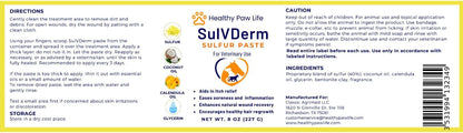 Close up of Healthy Paw Life SulVDerm jar for dog and cat wound care