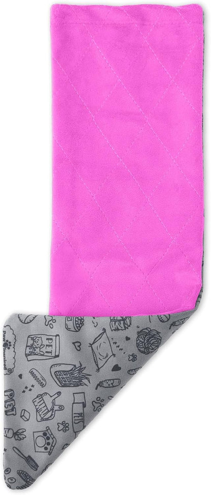 Paw Inspired Fitted Fleece Liners for Ferret Nation, Critter Nation Cage for Ferrets, Rats, Chinchillas, Hedgehogs & Other Small Animals (Gray, Double Unit Set) - Image 11