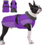 QBLEEV Warm Dog Jacket - Reflective, Adjustable Winter Coat with Turtleneck for Cold Weather, Waterproof Fleece Snowsuit for Small, Medium, Large Dogs - Image 13