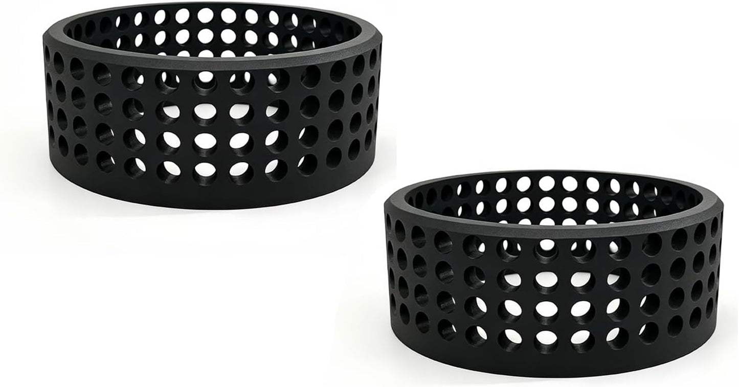 Chriss Aquatic Design Anemone Guard front view black protective intake cover for aquarium wave maker pump