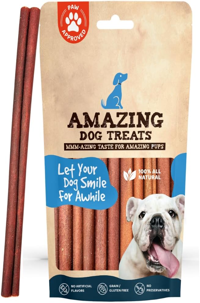 Amazing Dog Treats 6 Inch Collagen Stick - (50 Count)- Collagen Sticks for Dogs - No Hide Dog Bones - Image 9