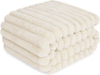 Waterproof Pet Blanket for Large Dogs & Cats - Reversible Calming Plush, Washable Furniture Cover for Couch, Bed, Car Seat, Blocks Leaks, Stains & Pet Fur (Cream, 50"x60") - Image 10
