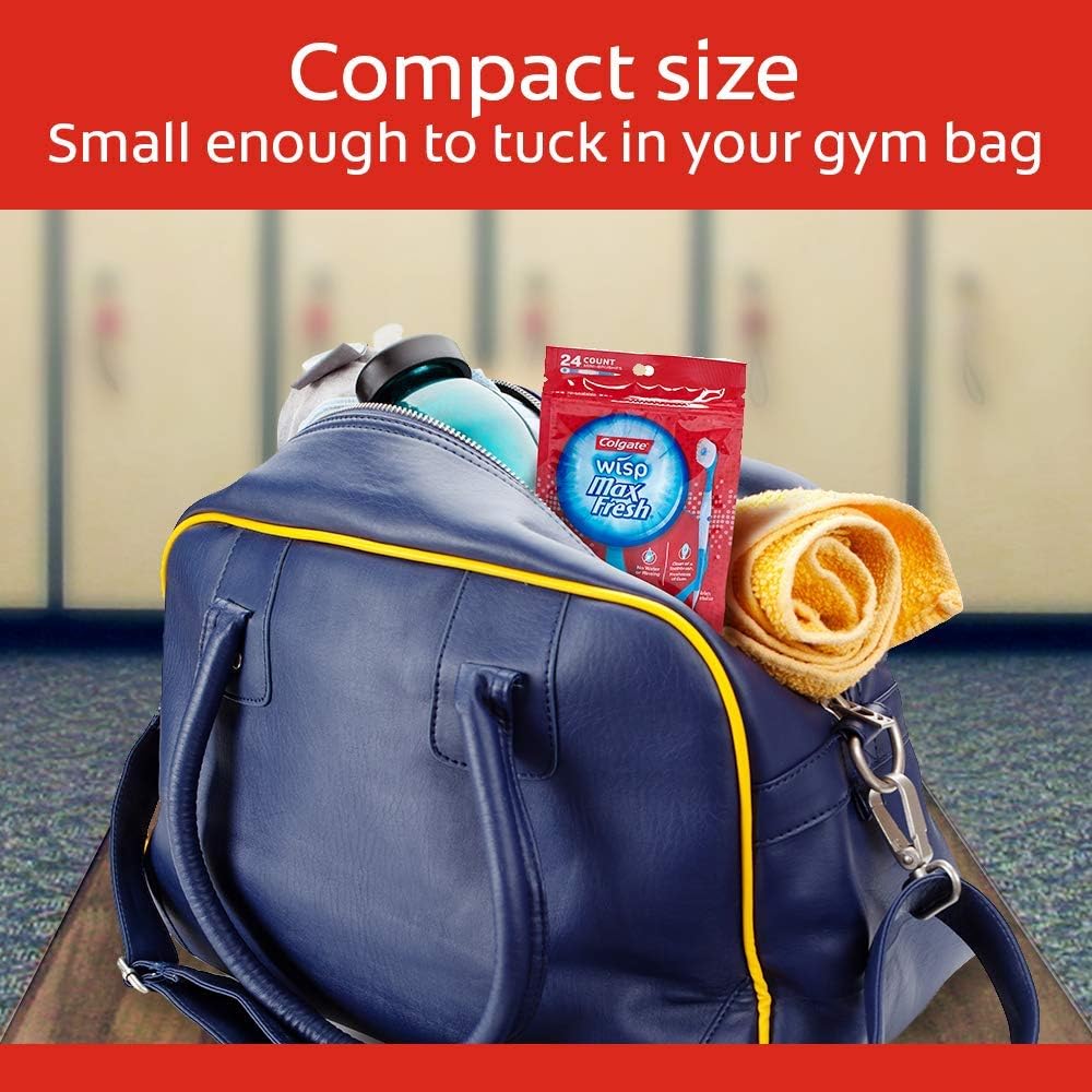 Authentic Colgate Max Fresh travel essential pack for quick breath freshening without rinsing.