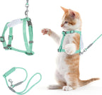 TIESOME Cat Harness and Leash Set, Adjustable Gradient Kitten Harness Escape Proof Harness with Leash for Kitty Outdoor Walking (Gradient Purple) - Image 12
