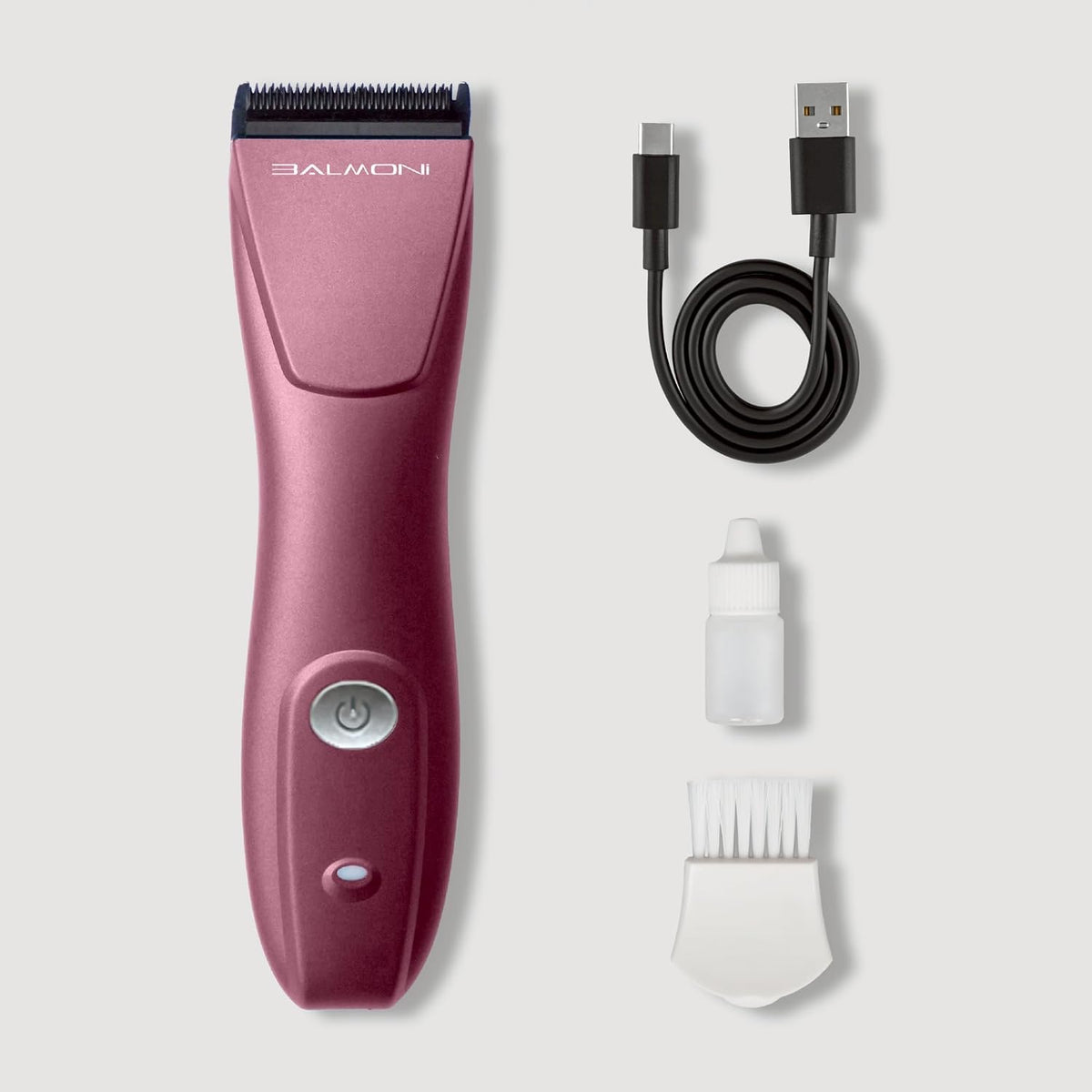 Professional 5-in-1 Cordless Pet Grooming Clipper for Dogs & Cats - Quiet High-Torque Metal Blade Trimmer, Adjustable Length - Metallic Blue (Combs Bundle-Metallic Pink) - Image 9